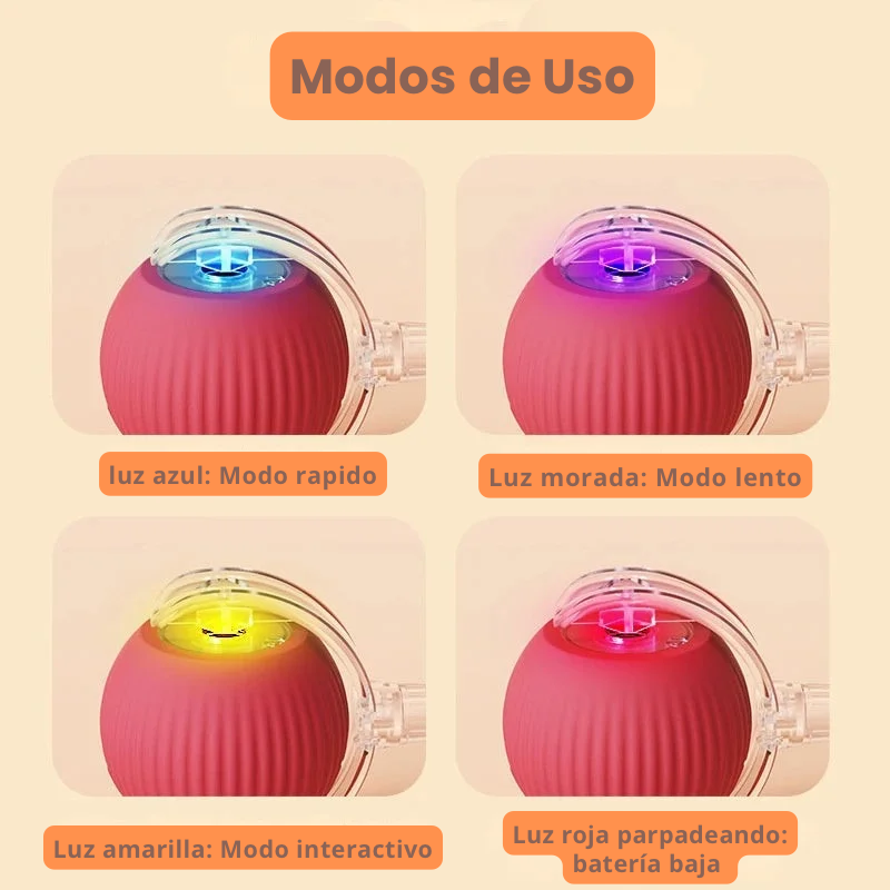 HuntBall™ – Pelota Inteligente con Movimiento y Luces LED