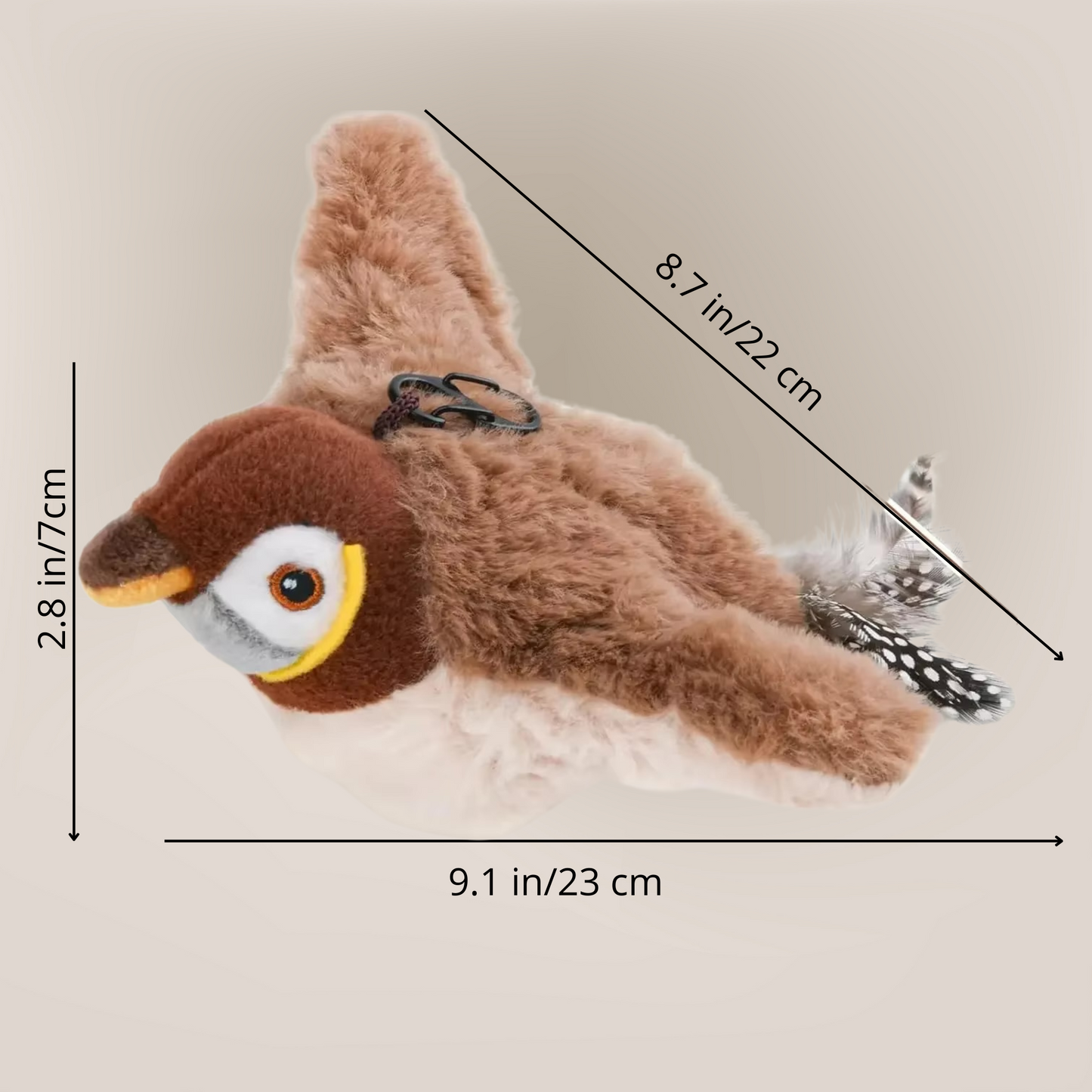BirdyFly™ – Juguete Interactivo con Alas y Sonido Real